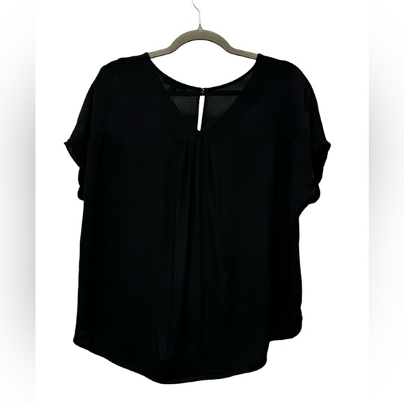 Madewell baby doll dolman sleeve blouse, v-neck, black, XS - Picture 2 of 6